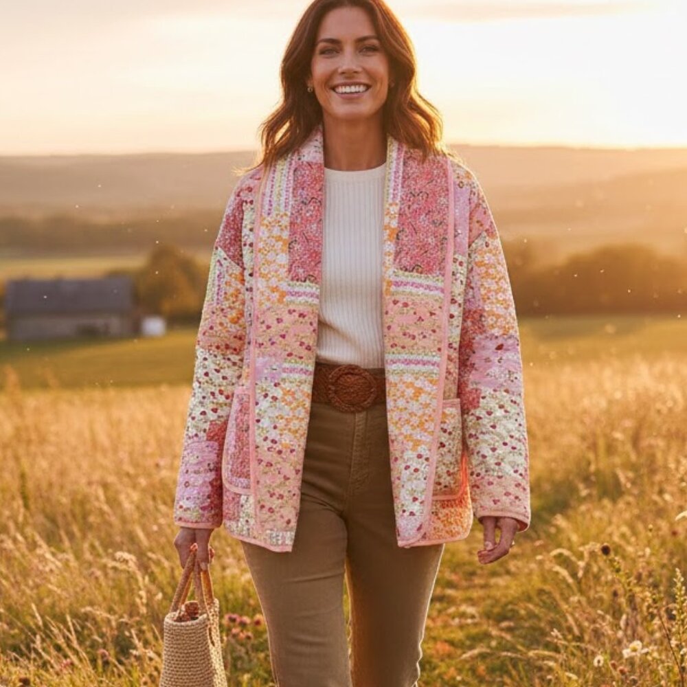 LADIES QUILTED SPRING/SUMMER/FALL  JACKET NWT - Picture 2 of 14